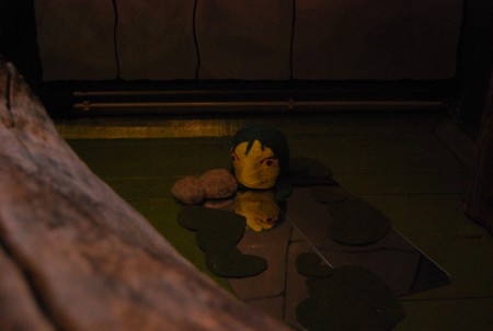 Lek- och utklädningsrum på Sagomuseet.